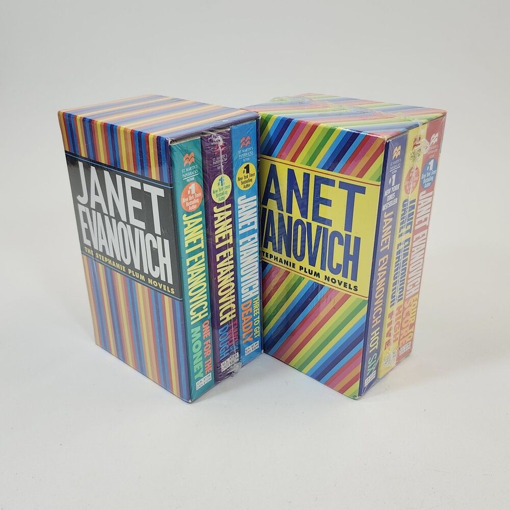 Janet Evanovich Stephanie Plum Box Sets 1 2 3 4 5 6 Paperback Books New Slipcase